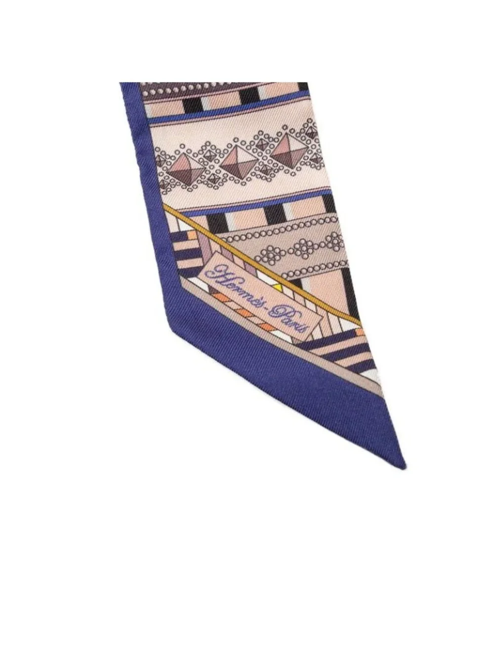 Hermes Twill Colliers de Chiens Remix Collier de Chien Scarf Multicolor Silk - Picture 3 of 5